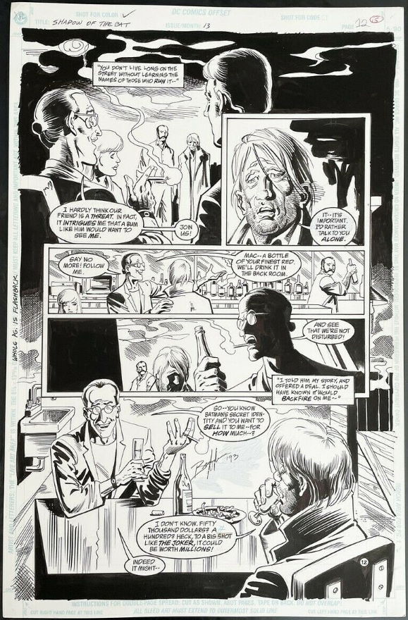 Shadow of the Bat 13 pg. 12 by Norm Breyfogle